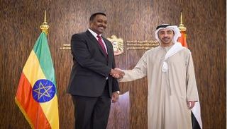 الشيخ عبدالله بن زايد آل نهيان يستقبل وزير خارجية إثيوبيا