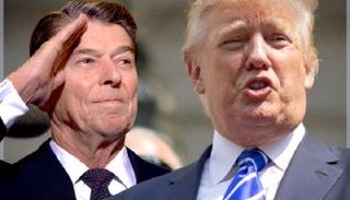 دونالد ترامب ورونالد ريجان