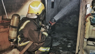 حريق في منزل شعبي بحي شرائع المجاهدين بمكة