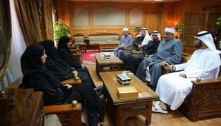 وكيل الأزهر خلال لقائه بالوفد الإماراتي