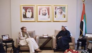 السفير الإماراتي يستقبل المنسقة الخاصة للأمم المتحدة في لبنان
