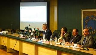 مؤتمر صحفي لمركز بصيرة بالقاهرة أعلن خلاله نتائج الاستطلاع