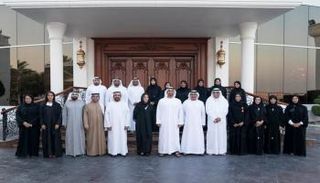 الشيخ محمد بن زايد آل نهيان يستقبل وفدا من هيئة البيئة أبوظبي