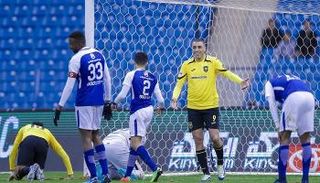 من مباراة الهلال والاتحاد