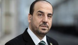 نصر الحريري رئيس وفد المعارضة السورية إلى جنيف