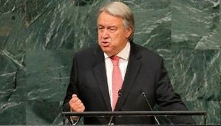 الأمين العام للأمم المتحدة أنطونيو جوتيريس