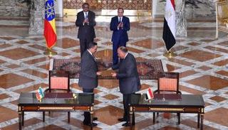 السيسي وديسالين يشهدان توقيع اتفاقيات التعاون المشترك