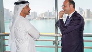 الشيخ عبدالله بن زايد آل نهيان ونظيره الإيطالي