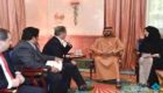 محمد بن راشد يستقبل المدير التنفيذي لبرنامج الأغذية العالمي