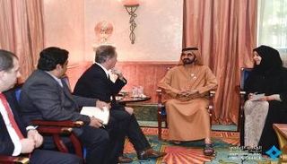 الشيخ محمد بن راشد آل مكتوم يستقبل المدير التنفيذي لبرنامج الأغذية العالمي