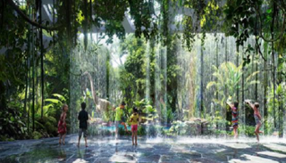 غابة مطيرة داخل فندق "ذا روزمونت هوتيل أند ريسزيدنس" بدبي