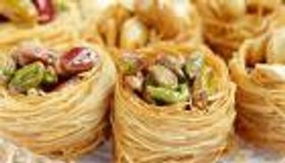 طريقة عمل حلوى عش البلبل