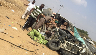 صورة للحادث المروري في جازان