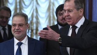 وزير الخارجية اليمني ونظيره الروسي سيرجي لافروف بموسكو