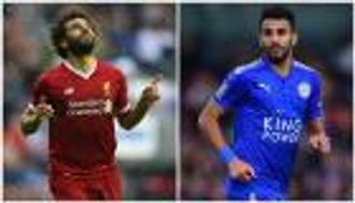 محمد صلاح ورياض محرز ضمن أفضل 5 لاعبين بالدوري الإنجليزي