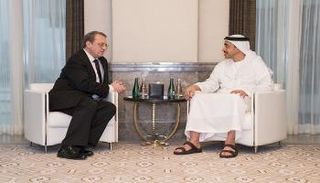 الشيخ عبدالله بن زايد آل نهيان يستقبل مبعوث الرئيس الروسي