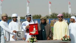 خلال تتويج الفائزين في مهرجان سلطان بن زايد التراثي