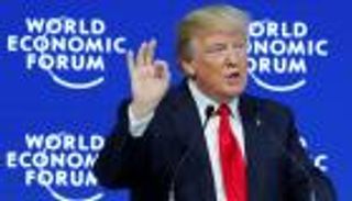 ترامب يدعو العالم من دافوس للوقوف أمام نووي إيران
