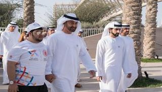 الشيخ محمد بن زايد والشيخ حمدان بن محمد يشاركان في فعالية 