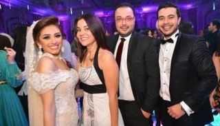 أبناء ونيس يشاركون في زفاف ريم أحمد
