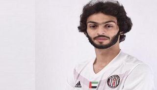 زايد العامري مهاجم فريق الجزيرة