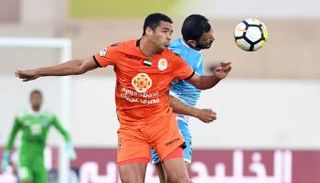 جانب من مباراة عجمان ودبا الفجيرة