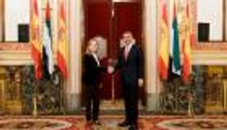 عبد الله بن زايد يلتقي رئيسة مجلس النواب الإسباني