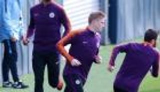 دي بروين يعود إلى تدريبات مانشستر سيتي