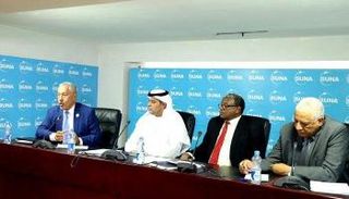 جانب من المؤتمر الصحفي 