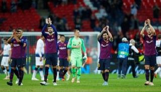 برشلونة يهزم توتنهام