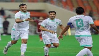 من مباراة أهلي جدة والفيصلي