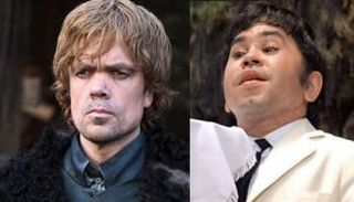 هيرفي فيليتشايز وممثله في الفيلم بيتر دينكلاج