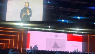 شما المزروعي في افتتاح مجلس محمد بن زايد لأجيال المستقبل