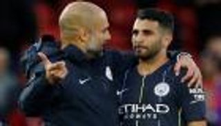 محرز يبرئ جوارديولا من قرار تنفيذ ركلة الجزاء