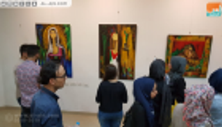 بالصور.. 21 لوحة تجسد نضال المرأة الفلسطينية في معرض "تفاصيل"