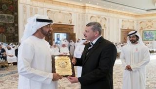 الشيخ محمد بن زايد يستقبل الدكتور محمد عبدالمنعم