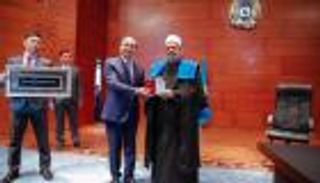 شيخ الأزهر يتقلد الدكتوراة الفخرية من أكبر جامعات كازاخستان