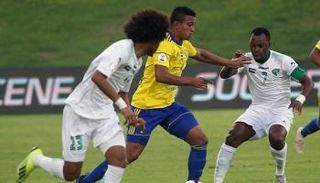 صورة من مباراة الظفرة والإمارات