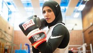 بطلة الملاكمة الألمانية زينة نصار