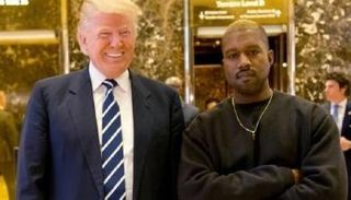 ويست وترامب في صورة أرشيفية 