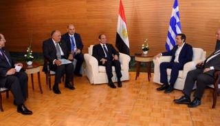 القمة الثلاثية بين مصر وقبرص واليونان