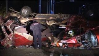 مصرع 11 في تصادم بين حافلة وشاحنة بروسيا