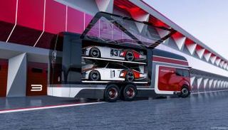 الحافلة تتمع بإمكانية نقل أكثر من سيارة