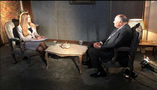 سامح شكري وزير الخارجية المصري خلال الحوار