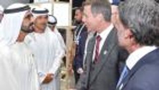 محمد بن راشد يلتقي قيادات شركات التكنولوجيا العالمية في جيتكس 2018