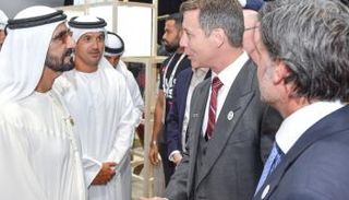 محمد بن راشد آل مكتوم يلتقي قيادات شركات التكنولوجيا في جيتيكس 2018