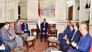 لقاء السيسي مع وفد المفوضية الاقتصادية للاتحاد الأوراسي
