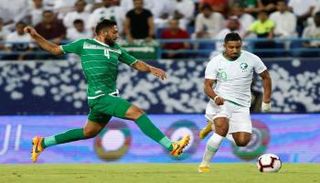 من مباراة السعودية والعراق