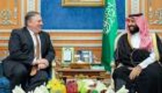 ولي العهد السعودي يستقبل وزير الخارجية الأمريكي