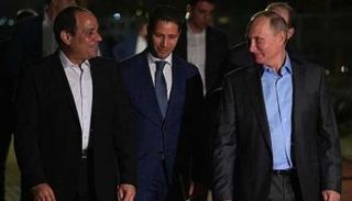 بوتين والسيسي في جولة على كورنيش سوتشي